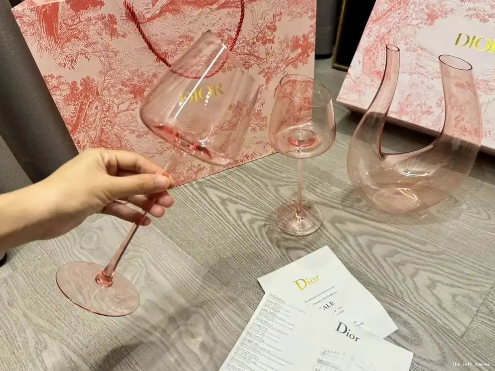 CHRISTIAN DECANTER WINE AND SET GLASSES 0522